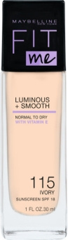 Maybelline Fit Me Luminous Smooth Foundation podkład do twarzy 115 IVORY 30ml