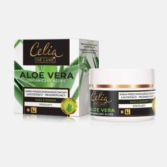 Celia Aloe Vera krem półtłusty przeciwzmarszczkowy łagodząco-regenerujący 50ml