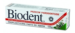 Biodent, pasta do zębów przeciw paradontozie, 125 g
