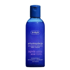 Ziaja Jagody acai Oczyszczający żel micelarny z peelingiem do twarzy 200 ml