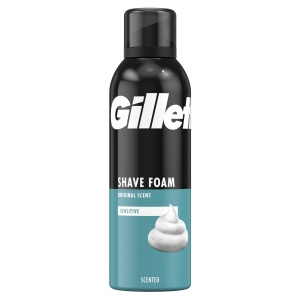 Gillette Classic Sensitive Skin Shaving Foam, 200 ml