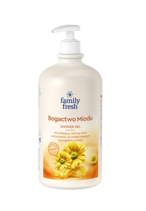 Soraya family fresh Bogactwo Miodu Nawilżający kremowy żel pod prysznic 1000ml