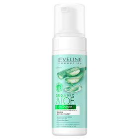 Bio-Aloe + Kollagen Reinigender und beruhigender Gesichtsreinigungsschaum 3 in 1