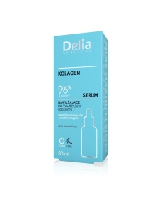 Delia Cosmetics Feuchtigkeitsspendendes Serum für Gesicht, Hals und Dekolleté, Tag und Nacht, 30 ml