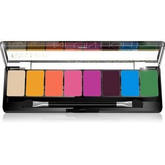 Professionelle Lidschatten-Palette mit 8 Lidschatten, Neonlichter