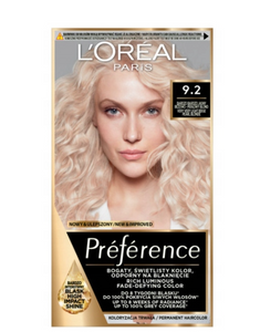L'Oréal Paris Préférence Hair dye very very light beige pearl blonde 92 Warsaw