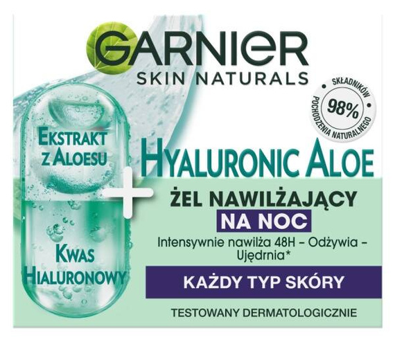 HYALURONIC ALOE Lekki krem nawilżający Hyaluronic Aloe Jelly  na noc 50 ml