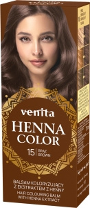 HAIR COLOURING BALM WITH HENNA EXTRACT BROWN NO. 15