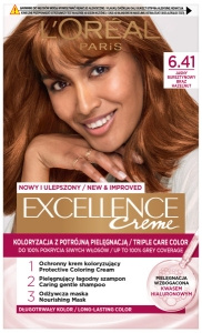 L'Oréal Paris Excellence Creme Hair Color 6.41 Light Amber Brown