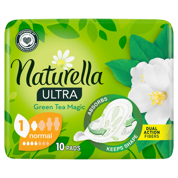 Naturella Ultra Normal Größe 1 Damenbinden mit Flügeln x10