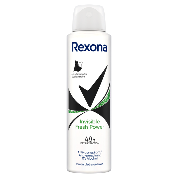 Rexona Invisible Fresh Power Antyperspirant w aerozolu 150 ml