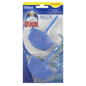 Duck Aqua Blue 4in1 Marine Doppel-Toilettenhalter 72 g (2 x 36 g)