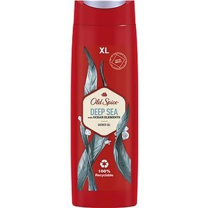 Old Spice Deep Sea Shower Gel and Shampoo for Men 400 ml, 3 in 1