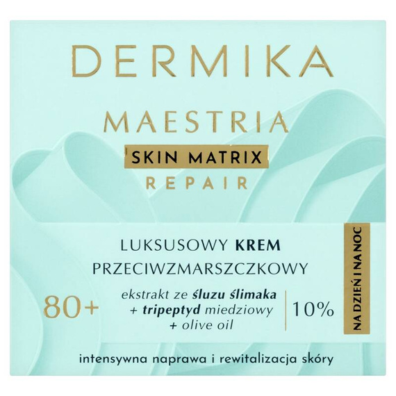 Dermika Maestria Luxuriöse Anti-Falten-Creme 80+ für Tag und Nacht 50 ml