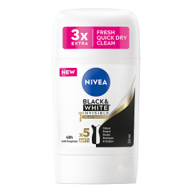 Nivea Black & White Silky Smooth Antiperspirant Stick 50 ml