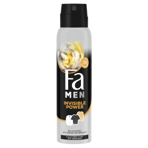 Fa Men Invisible Power 48h Deodorant spray with a refreshing scent of green notes 150 ml
