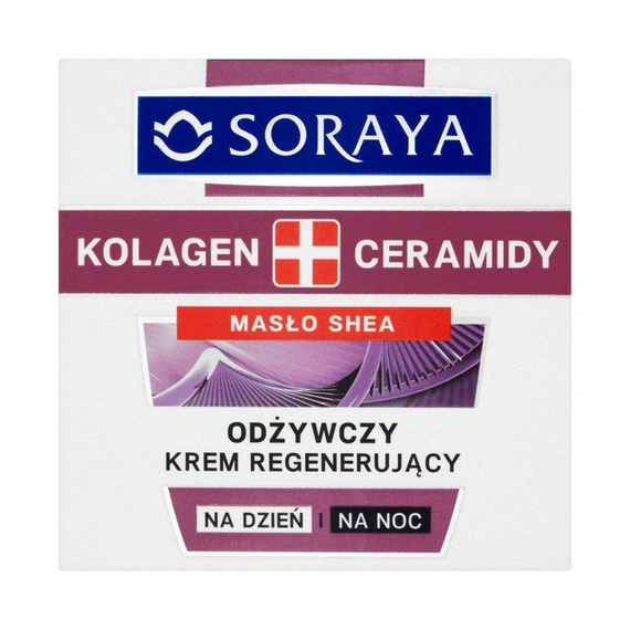  Soraya KOLAGEN+CERAMIDY Odżywczy krem regenerujący na dzień i na noc 50 ml