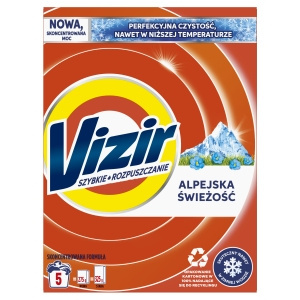 Vizir Proszek do prania Alpine Fresh, 5 prań