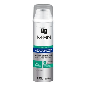 AA MEN ADVANCED CARE Feuchtigkeitsspendender und schützender Rasierschaum 300 ml