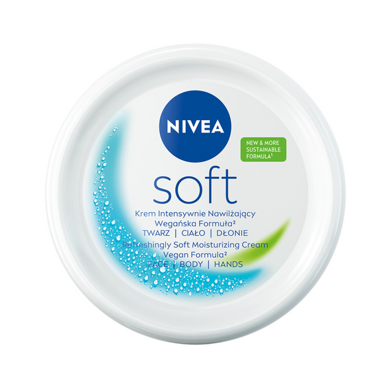 Nivea Soft Universal intensiv feuchtigkeitsspendende Creme für Körper, Gesicht und Hände 200 ml