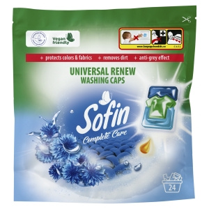 Sofin Complete Care Universal Renew Laundry Capsules 576 g (24 washes)