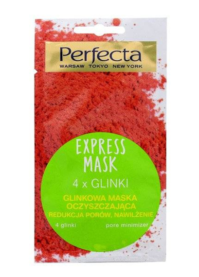 Perfecta Perfecta Express Mask Glinkowa Maska oczyszczająca 4 Glinki 8ml