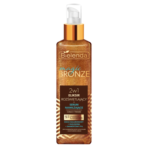 Bielenda Magic Bronze 2w1 Eliksir rozświetlający + serum nawilżające 150 ml