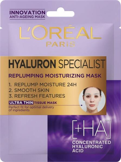 L'Oréal Paris Hyaluron Specialist Moisturizing-filling sheet mask 30 g
