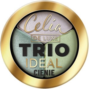 CELIA Cienie do Powiek Prasowane - De Luxe Trio Ideal - 302 4 g