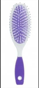 SZCZOTKA DO WLOSOW PLASTIKOWA OWALNA SREDNIA GUMOWA RACZKA 499723