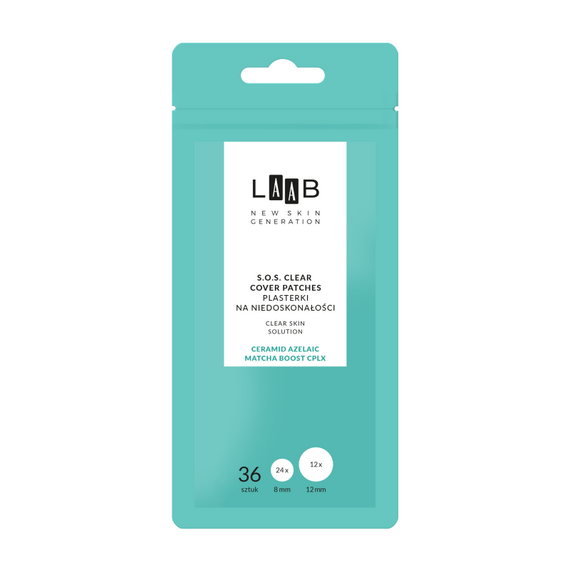AA LAAB Clear Skin Solution Plasterki na niedoskonałości S.O.S. Clear Cover Patches 36 szt.