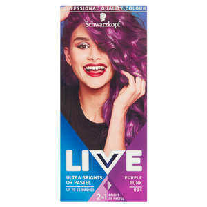 Schwarzkopf Live Ultra Brights oder Pastel Purple Punk 094 Haarfärbemittel