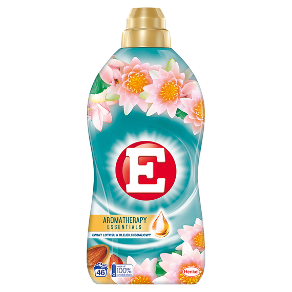 E Aromatherapy Essentials Liquid fabric softener lotus flower & almond oil 1012 ml (46 washes)