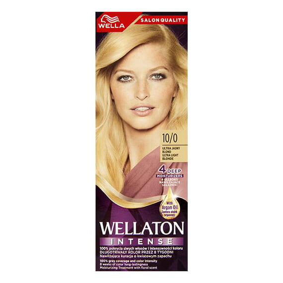 Wella Wellaton Creme färbt intensiv leuchtendes Hellblond 10/0