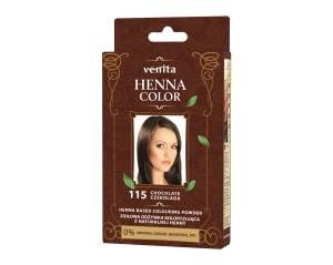 PFLANZLICHER FARBSPÜLER MIT NATÜRLICHER HENNA-SCHOKOLADE NR. 115