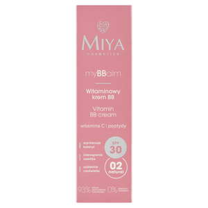 Miya MyBBalm Vitamin BB Cream SPF 30 02 Natural 30 ml