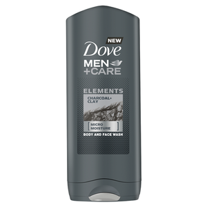 Dove Men+Care Elements Charcoal+Clay Żel pod prysznic 3 w 1 400 ml