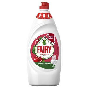 Fairy Clean&Fresh Pomegranate and Honeysuckle. Dishwashing liquid for sparkling clean dishes900ml