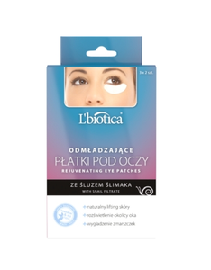 L'biotica rejuvenating eye patches with snail slime 3 pairs