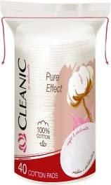 Cleanic Pure Effect Płatki kosmetyczne 40 sztuk