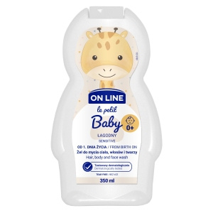 On Line Le Petit Baby Łagodny Żel 3w1 do mycia ciała 350ml