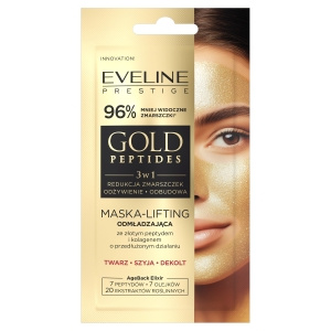 Eveline Cosmetics Gold Peptides – Rejuvenating Face Mask with Peptide & Collagen 8 ml