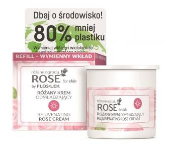 Krem do twarzy odmładzający Różany dzień Floslek wkład refill 50 ml