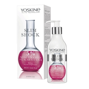 YOSKINE Slim Shock 5% Niacynamid – Wyszczuplenie Hot Sauna 200 ml
