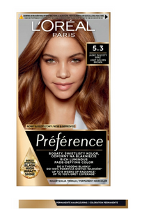 L'Oréal Paris Préférence Hair Dye Light Golden Brown 5.3 Virginia