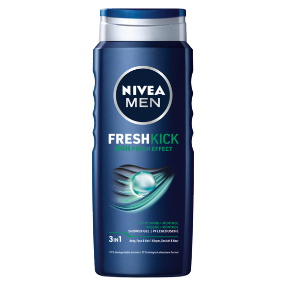 Nivea MEN Fresh Kick 3in1 Duschgel 500 ml