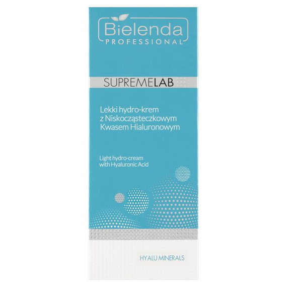 Bielenda Professional SupremeLab Lekki hydro-krem z niskocząsteczkowym kwasem hialuronowym 50 ml