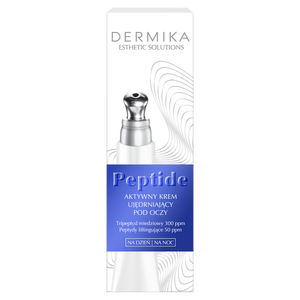 Dermika Esthetic Solutions Peptide Active Firming Augencreme Tag und Nacht 15 ml