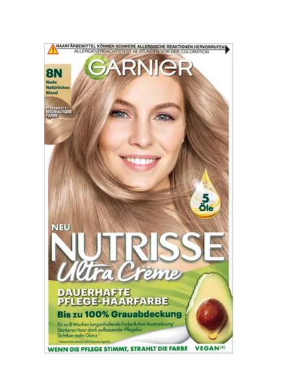 Garnier Nutrisse farba do włosów 8N NUDE NATURALNY BLOND 