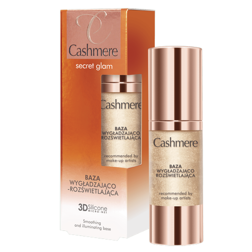 Cashmere Secret Glam baza wygładzająco-rozświetlająca pod makijaż 30 ml